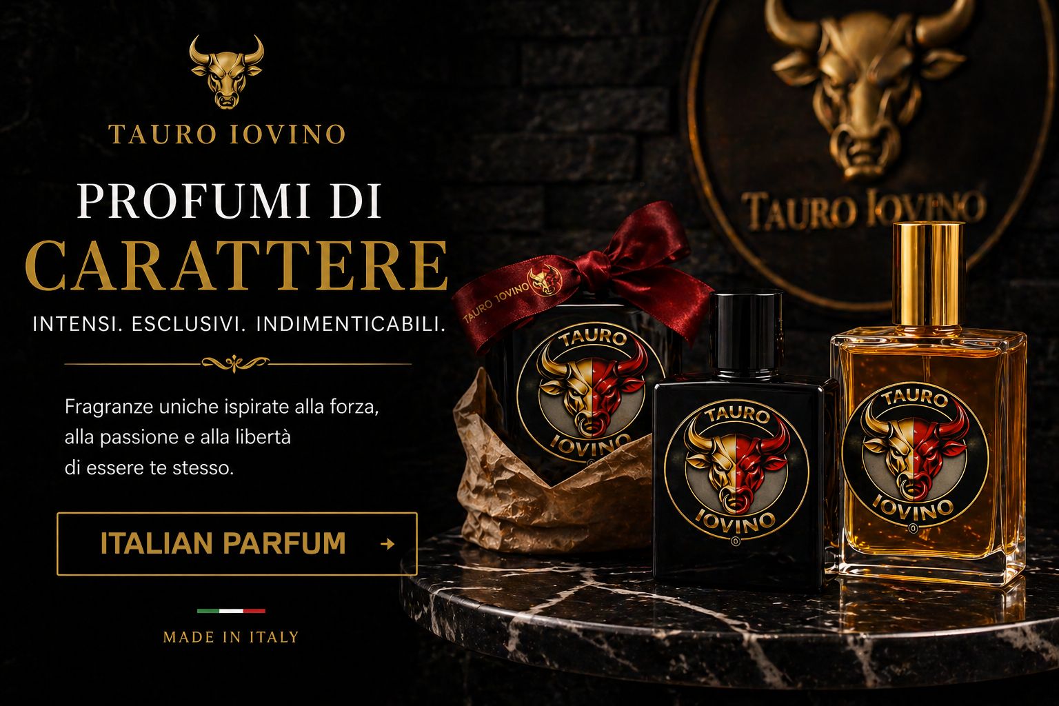 Fragranze di nicchia Tauro Iovino artigianali realizzate con materie prime pregiate e lavorazione su ordinazione